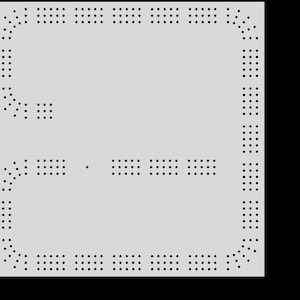 Cribbage Board Digital Template - Square