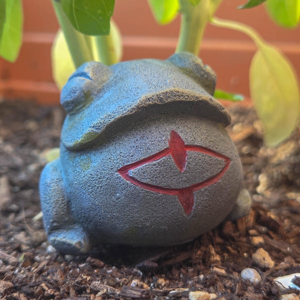 Sheikah Frog Statue - Zelda Breath of the Wild/Tears of the Kingdom