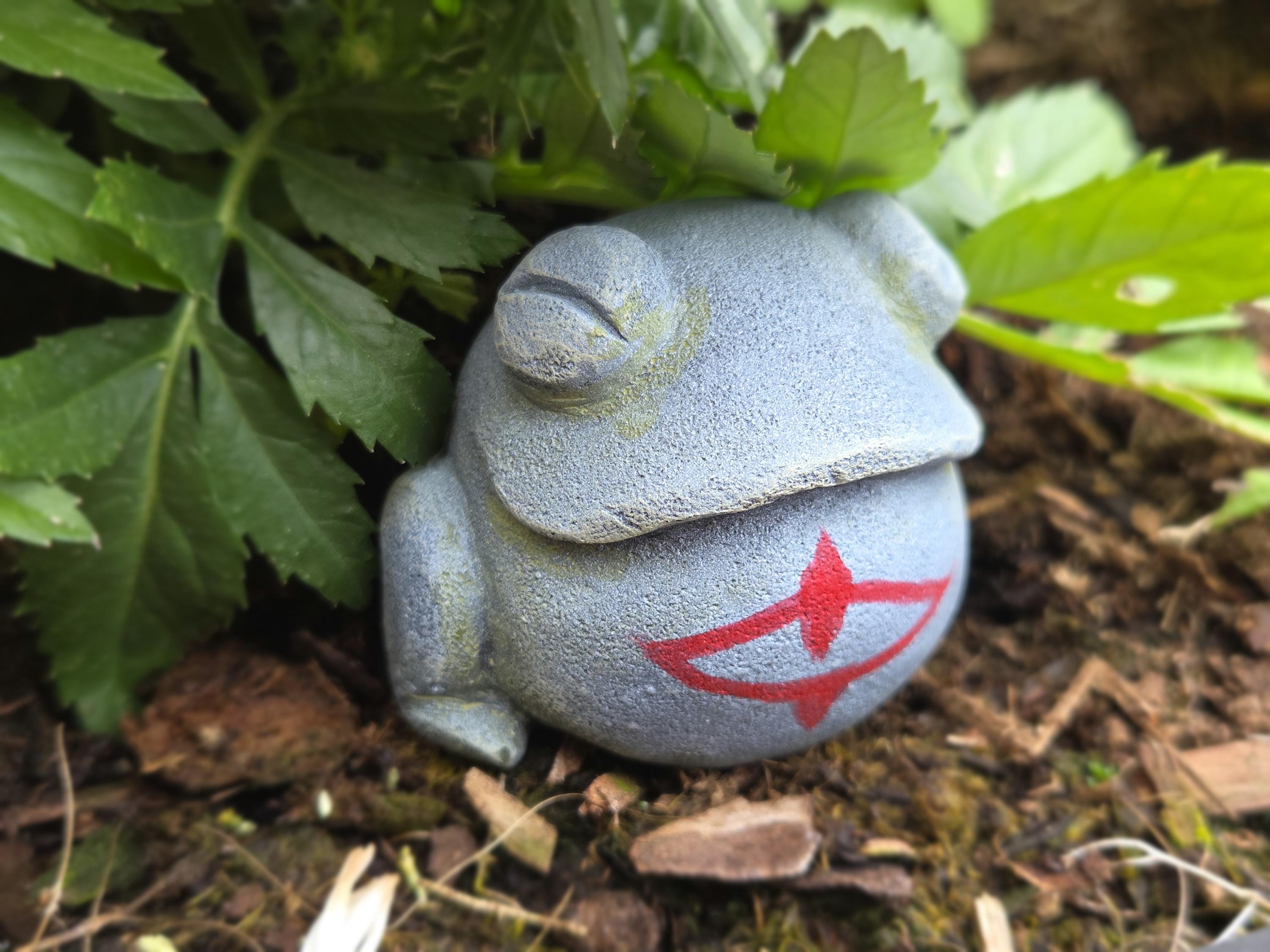 Sheikah Frog Statue - Zelda Breath of the Wild/tears of the