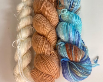 Sock kit: 50g + 50g + 20g