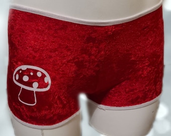 Mush Love mushroom shorts