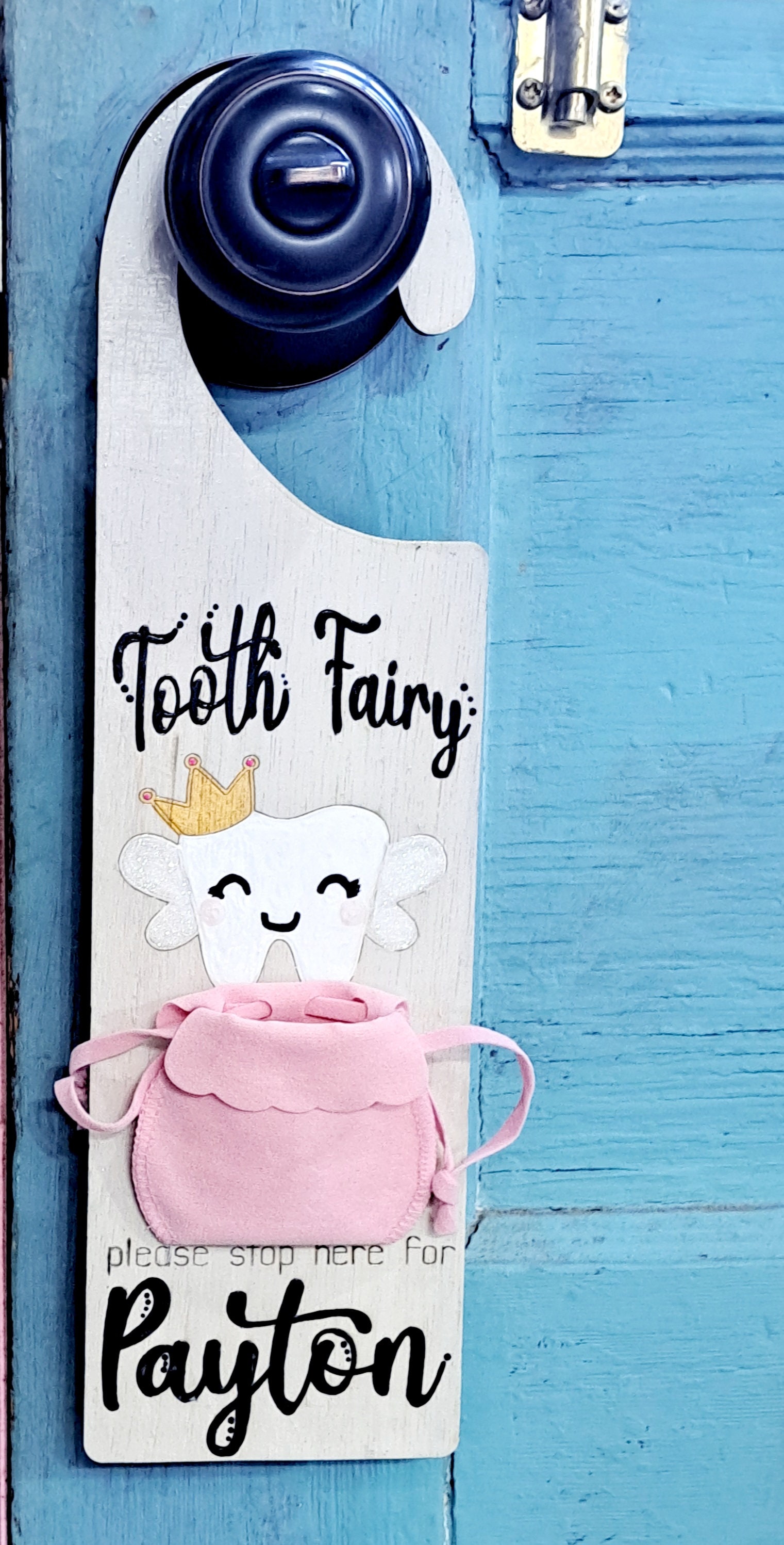 Personalized Tooth Fairy Door Hanger - Etsy