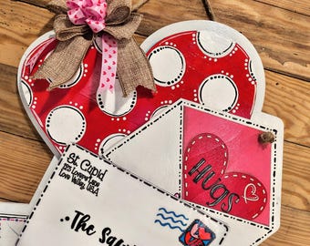 Personalized and Customizable Valentine's Day Door Hanger - Large
