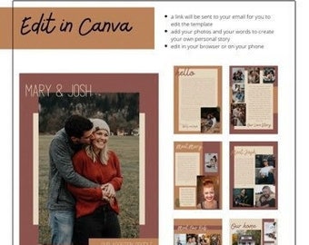 Adoption Profile Template in Boho Palette