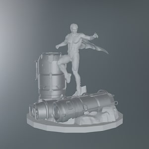 Superhero 3D Model