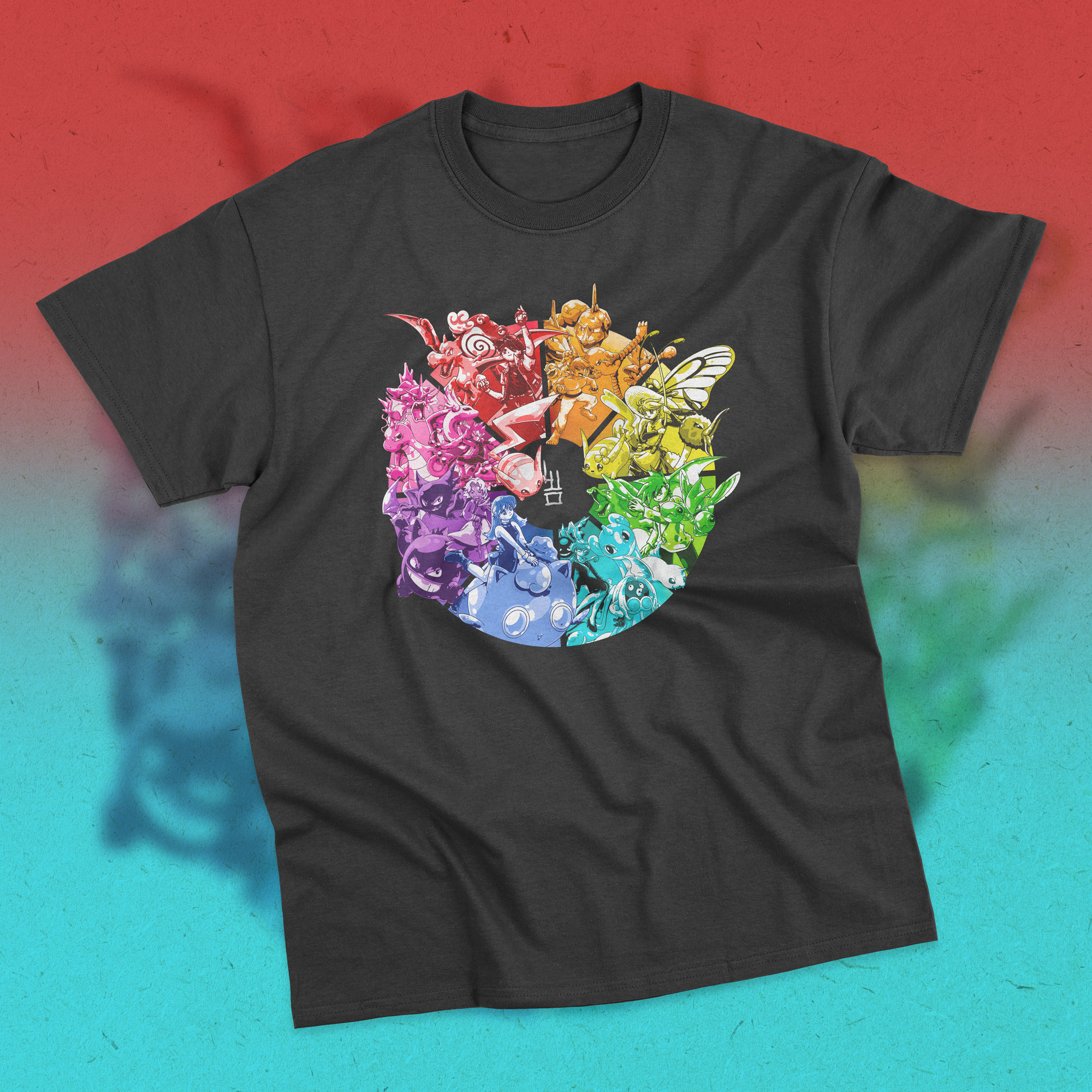 T-shirt - Kanto Adventures Legacy Series - Pokemon - Gen 1