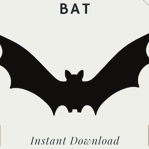 Bat Halloween | PNG | SVG | Digital Download | Printable