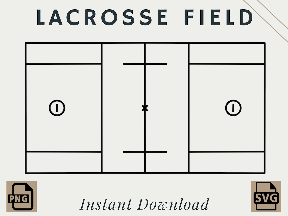 Men’s Lacrosse Field | PNG | SVG | Digital Download | Printable - Etsy