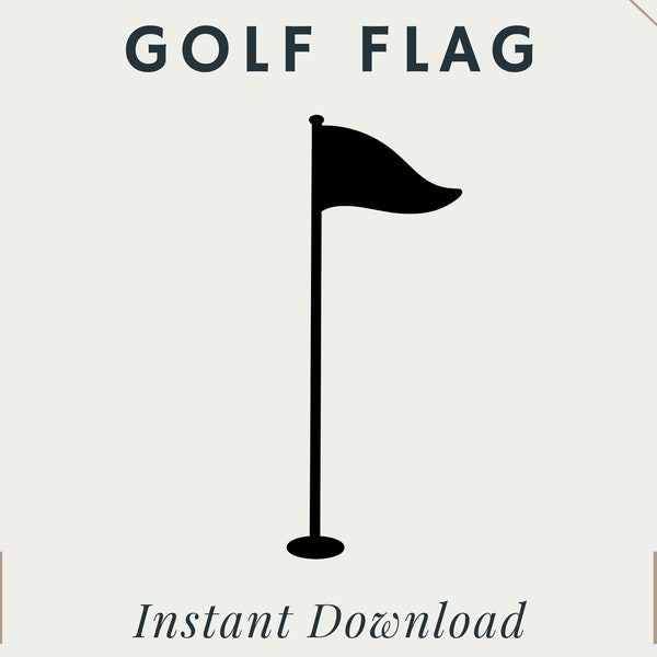 Golf Flag | PNG | SVG | Digital Download | Printable