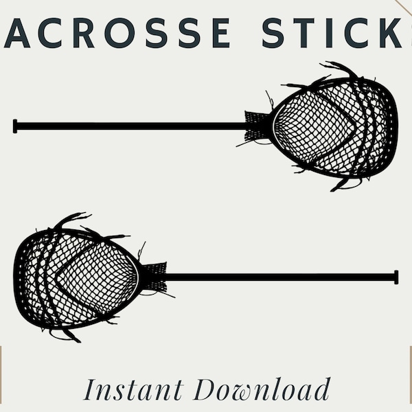 Lacrosse Goalie Sticks | PNG | SVG | Digital Download | Printable