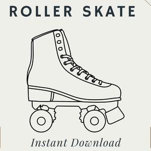 Roller Skate | PNG | SVG | Digital Download | Printable