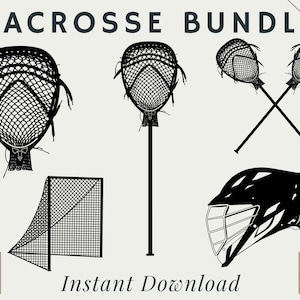 Lacrosse Goalie Bundle | PNG | SVG | Digital Download | Printable
