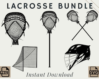 Lacrosse Goalie Bundle | PNG | SVG | Digital Download | Printable