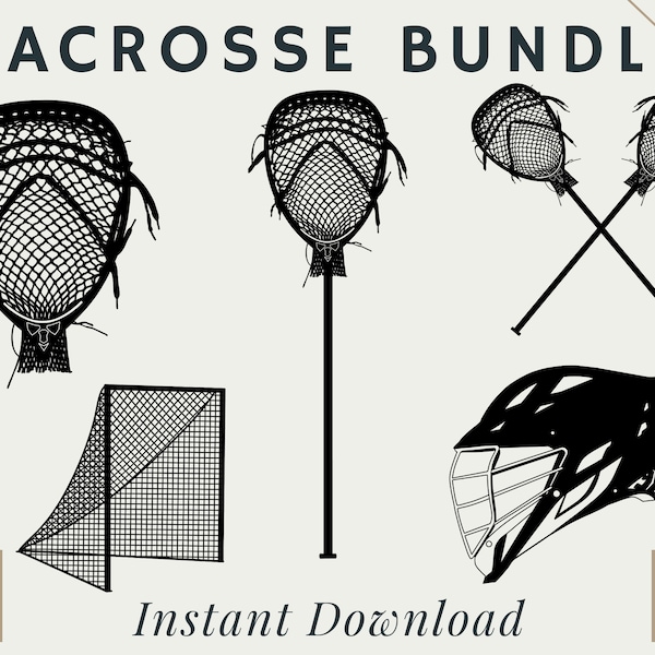 Lacrosse Goalie Bundle | PNG | SVG | Digital Download | Printable