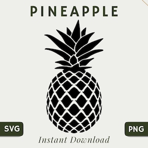 Pineapple | PNG | SVG | Digital Download | Printable