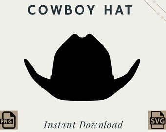 Cowboy Hat | PNG | SVG | Digital Download | Printable
