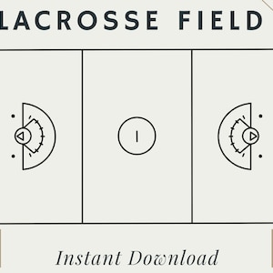 Women&#39;s Lacrosse Field | PNG | SVG | Digital Download | Printable