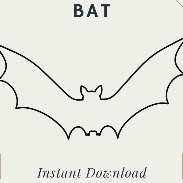 Bat | Halloween | PNG | SVG | Digital Download | Printable