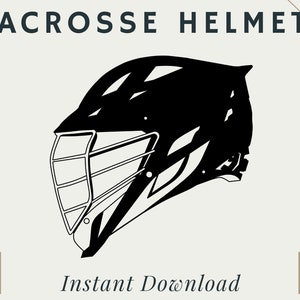 Lacrosse Helm | PNG | SVG | Digitaler Download | Druckbare