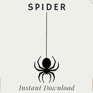 Spider Halloween | PNG | SVG | Digital Download | Printable