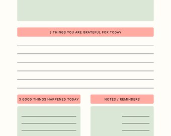 Digital Gratitude Journal