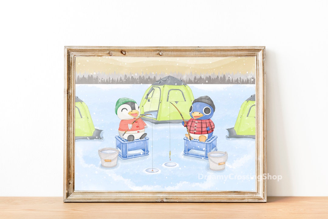 Animal Crossing 8 X 10 Inch Print - Roald and Aurora - ACNH Print ...