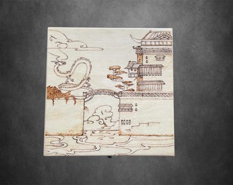 Spirited Away Wooden Box