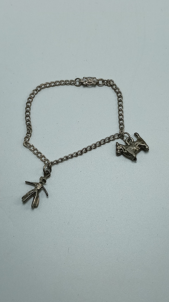 Vintage Sterling Silver Unique Bullfighter Themed 
