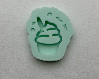 Handmade Silicone Mould Resin Shaker Ice Cream and Bits DIY MadetoOrder