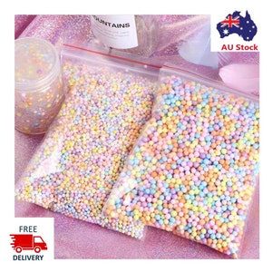 Small Foam Balls Beads for Slime Many Colors You Choose Bag Size 2