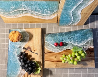 Handmade Photo Frame Blue Ocean Resin Wave Picture Frame - Etsy