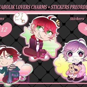 Diabolik Lovers Triplets Charms and Stickers