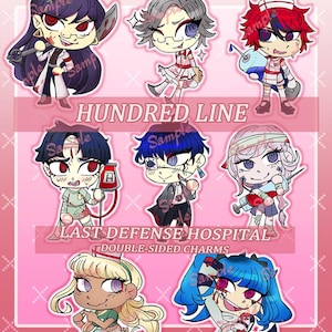 Hundred Line: Last Defense Academy Double-Sided Hospital Charms