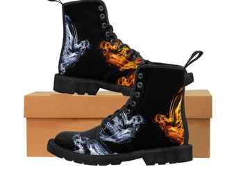 Flame Boots - Etsy
