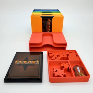Klirren! Spielerkarten und Bits Caddie