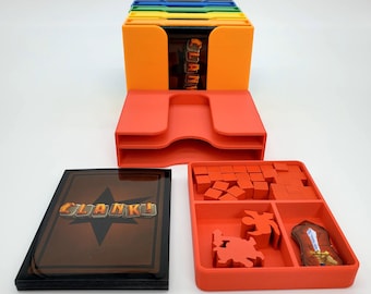 Clank! Player Cards and Bits Caddy