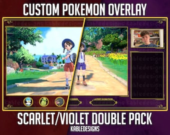 Pokémon Scarlet/Violet Doublepack - Overlay for Twitch/Youtube