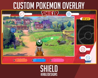 Pokémon Shield - Overlay for Twitch/Youtube