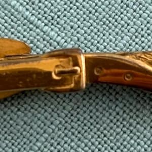 Vintage Hickock USA Goldtone Horse Head Tie Clip