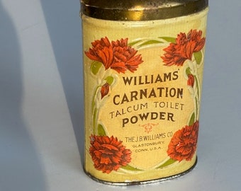 Williams Carnation Talkum Toilettenpulver Dose