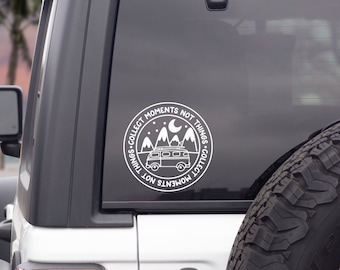 Adventure Vinyl Decal | Mountain Decal | Camper Van Decal | Explore Decal | Explore Sticker | Adventure Sticker | Car Decal, Laptop Decal