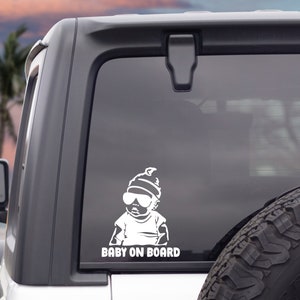 Baby On Board Decal | 'Hangover' Baby On Board | Baby Shower Gift | Baby On Board Sticker | Funny Car Vinyl Decal | Mom Car Decal