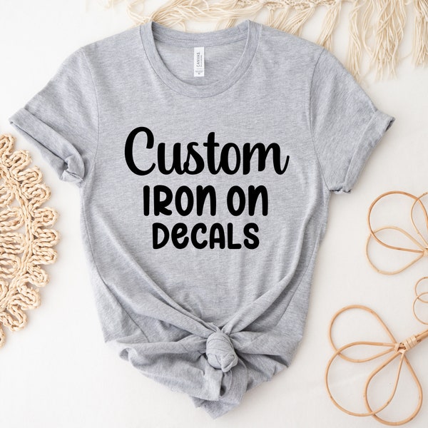 Iron on Decal - Etsy