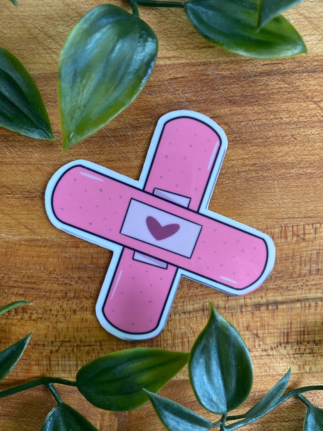 Pink Bandaid Sticker, JDM Bandaid Sticker, Pink Sticker, Vinyl Bandaid