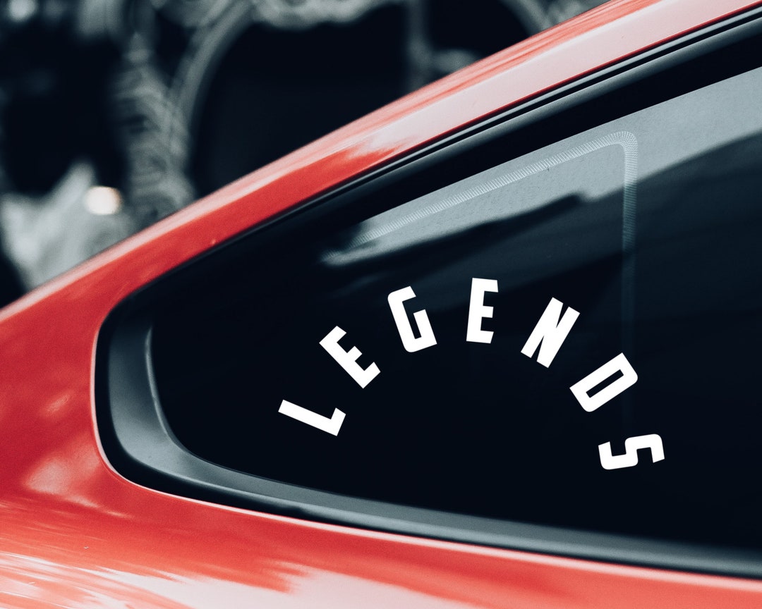 LEGENDS Rear Wiper Window Sticker Car Decal Rear Wiper Car Sticker