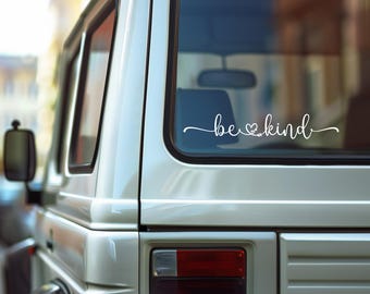 Be Kind Decal | Positive Quote Sticker | Positivity Decal | Be Kind Sticker | Be Kind Sticker for Cars, Tumblers, Mirrors, Walls & Laptops