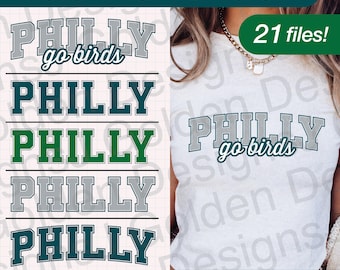 Philly Go Birds SVG PNG, Philadelphia Football Design (digitale download) Cricut Ready