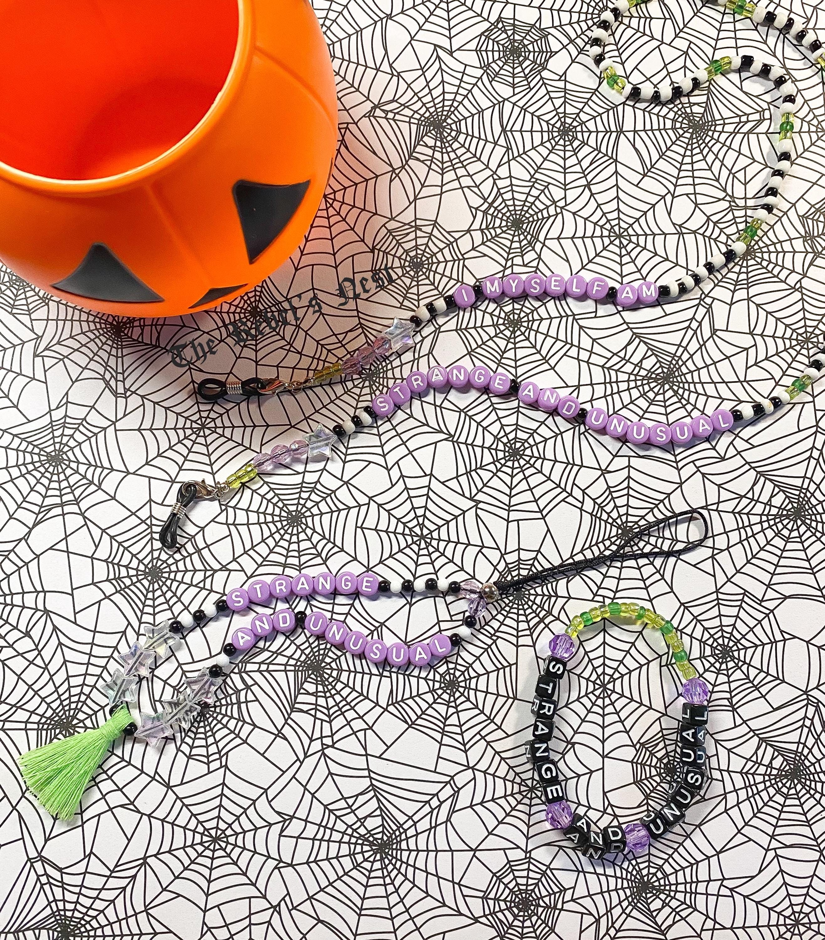 Strange and Unusual Lydia Deetz Beaded Bracelet - Etsy