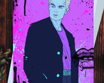 Spike Buffy the Vampire Slayer Art Print | 5x7