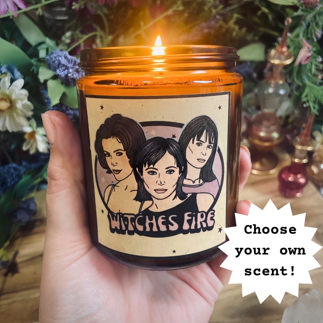 Halliwell Sisters/ Charmed witches Fire 8oz Soy Candle in Etsy